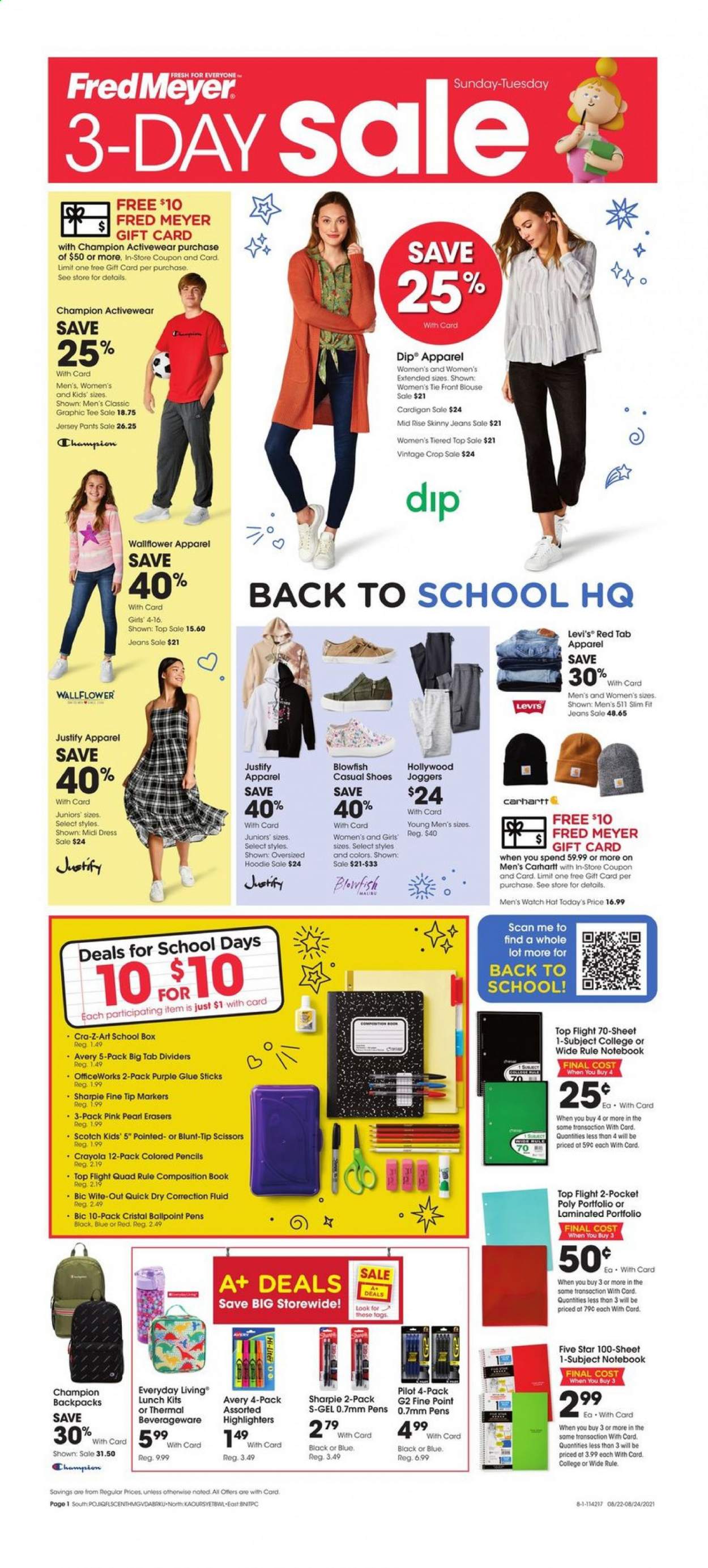 Fred Meyer ad - 08/22/2021 - 08/24/2021. Page 1