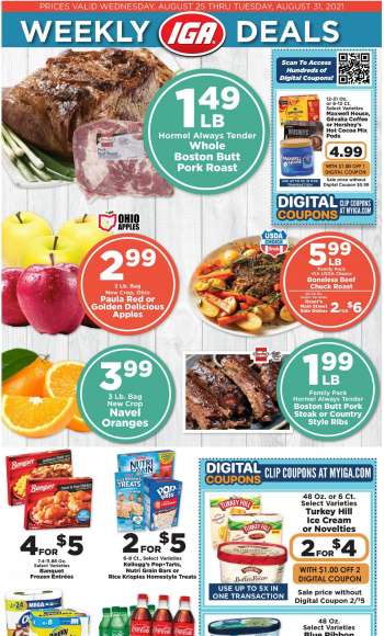 IGA Flyer - 08.25.2021 - 08.31.2021.