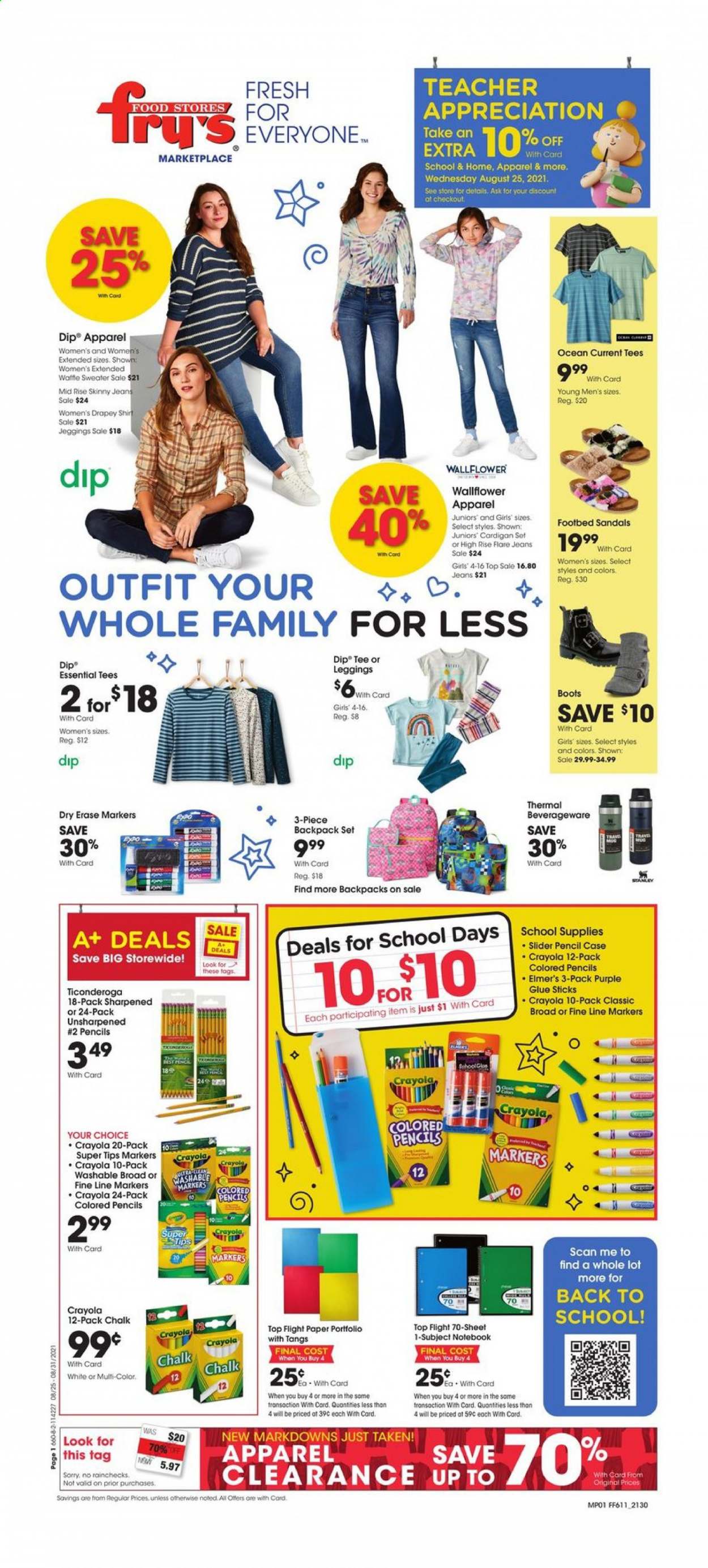 Fry’s ad - 08/25/2021 - 08/31/2021. Page 1