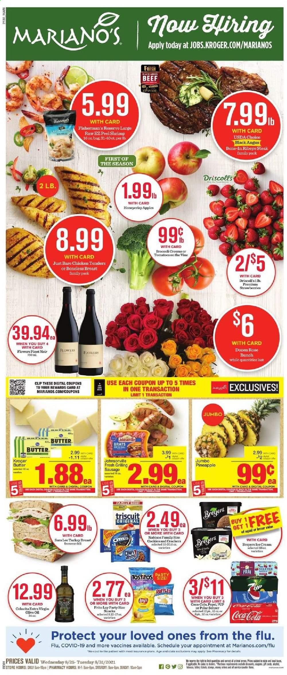 Mariano’s ad - 08/25/2021 - 08/31/2021. Page 1