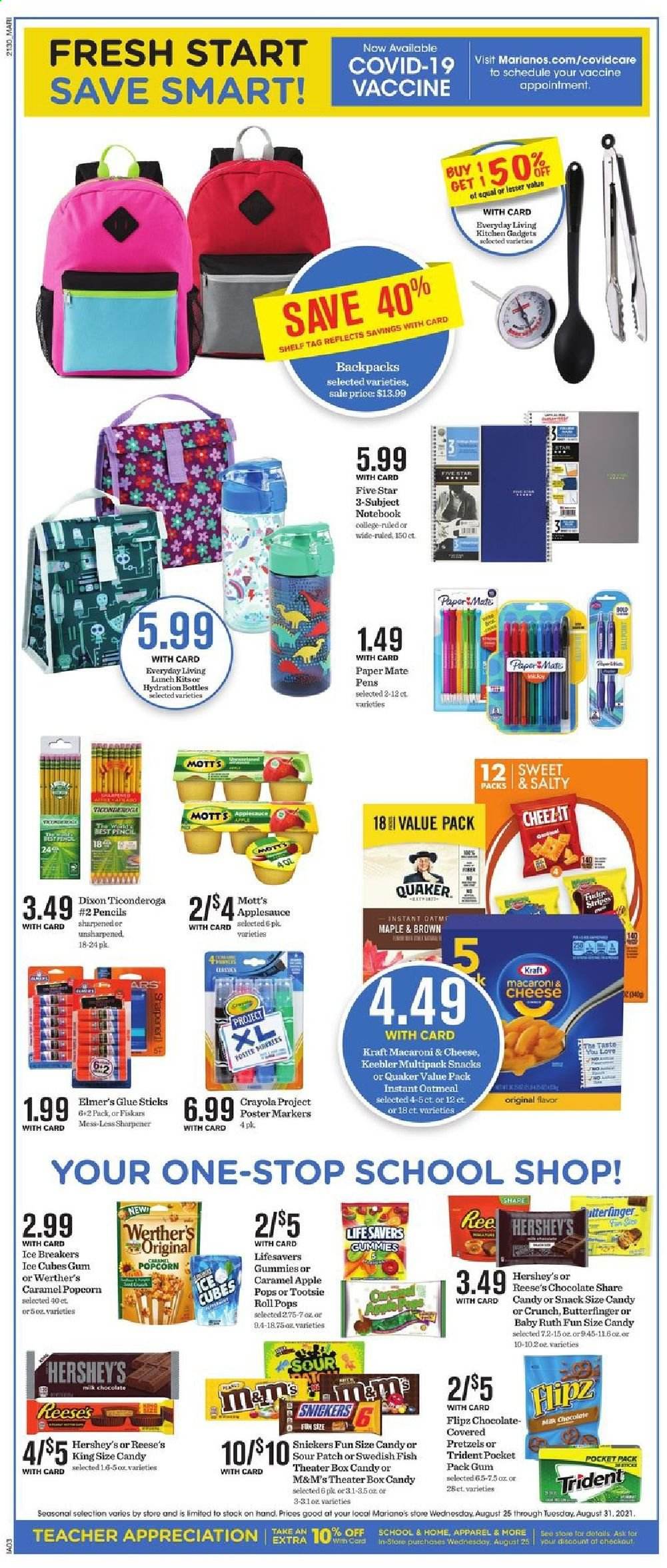 Mariano’s ad - 08/25/2021 - 08/31/2021. Page 9