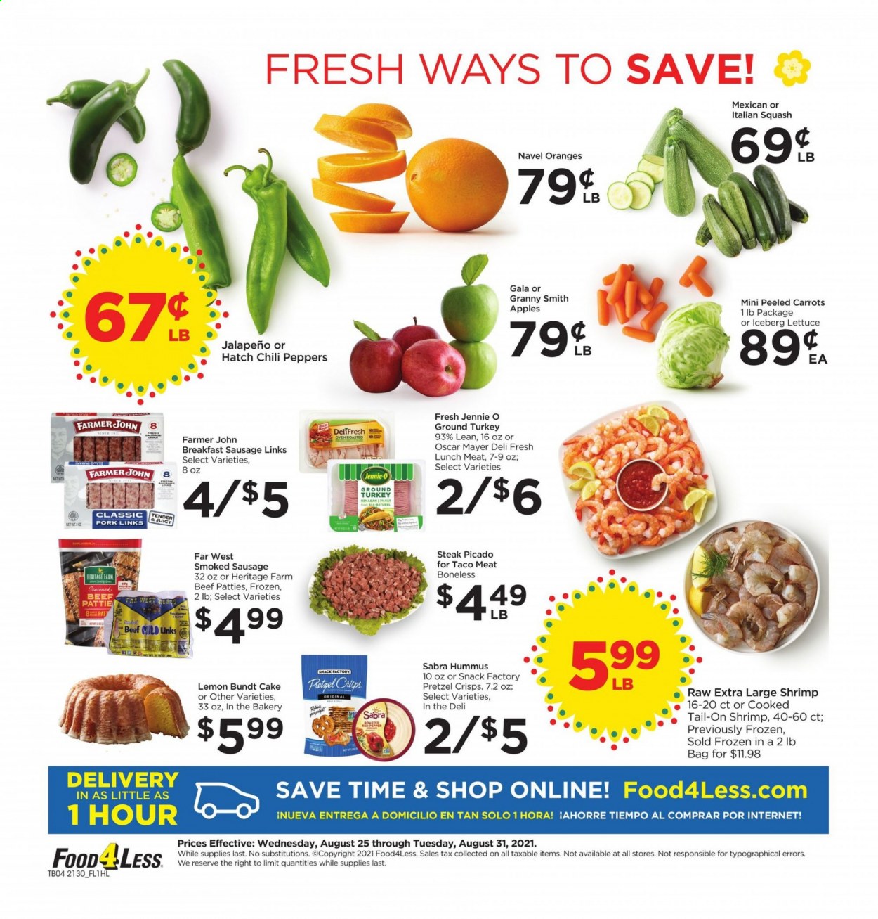 Food 4 Less ad - 08/25/2021 - 08/31/2021. Page 4