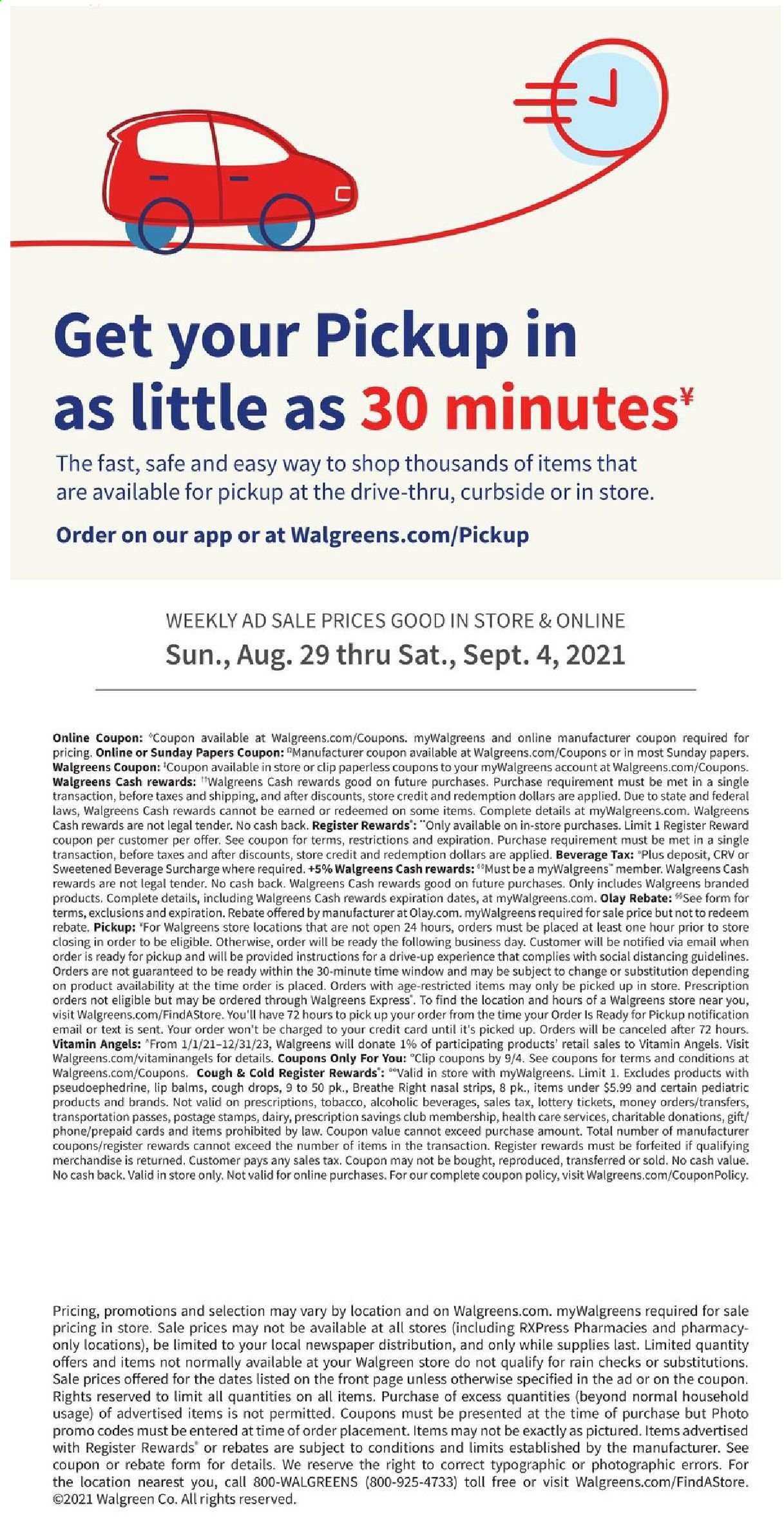Walgreens ad - 08/29/2021 - 09/04/2021. Page 19