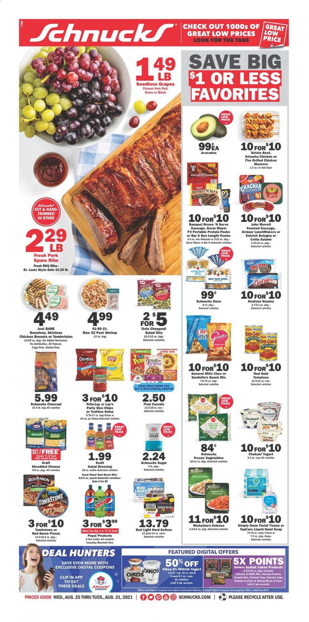 Schnucks ad - 08/25/2021 - 08/31/2021. Page 1