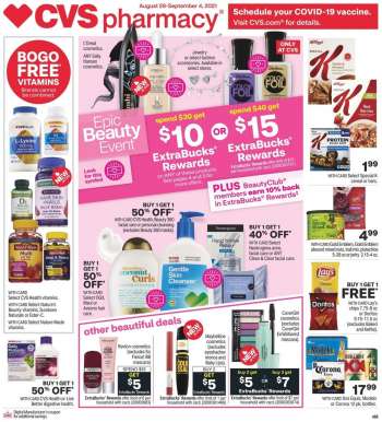 CVS Pharmacy Flyer - 08.29.2021 - 09.04.2021.