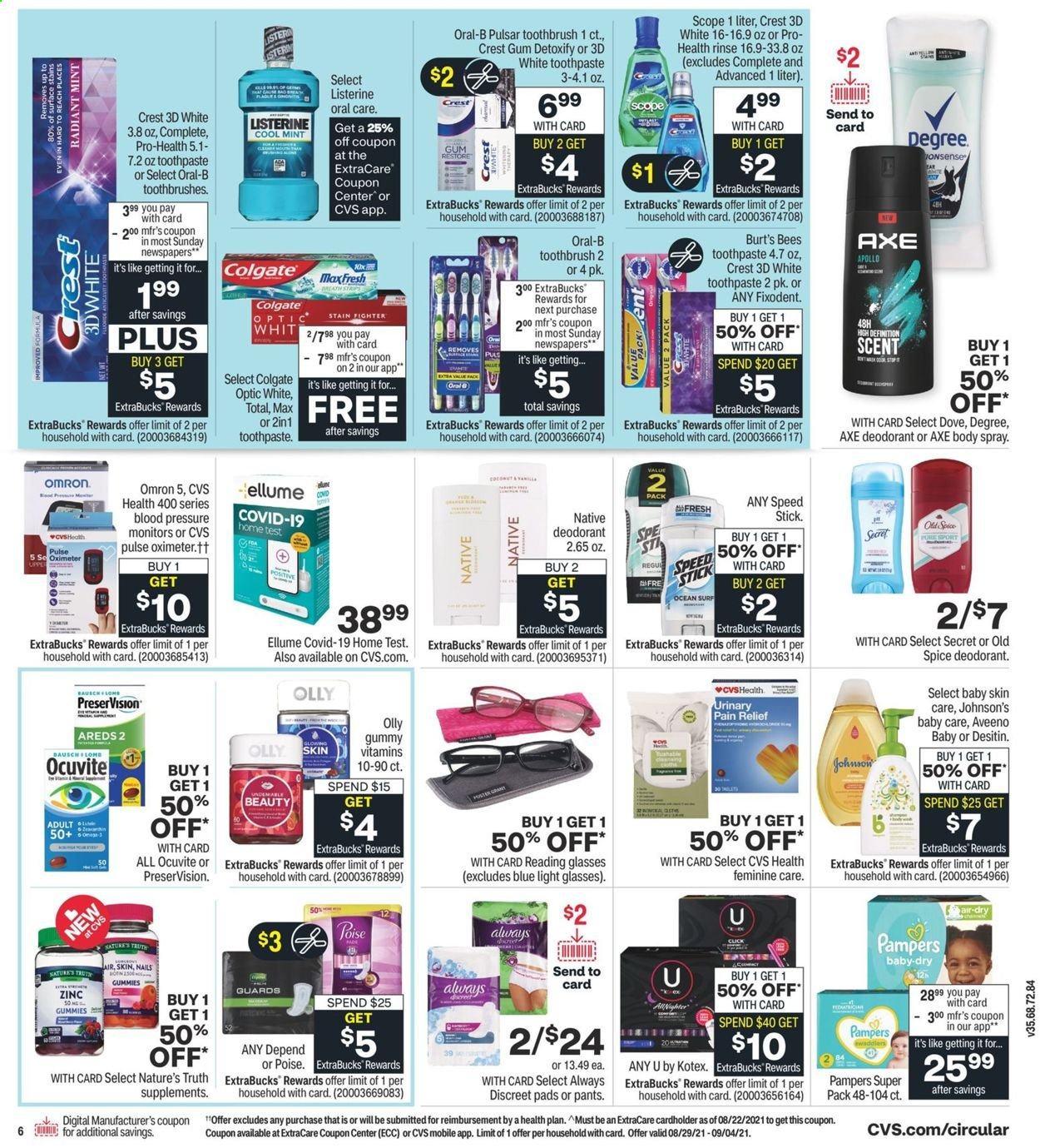 CVS Pharmacy ad - 08/29/2021 - 09/04/2021. Page 8