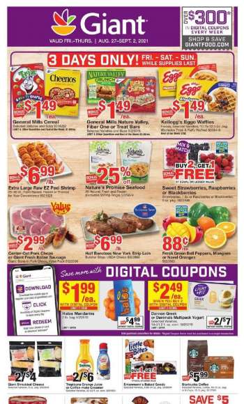 Giant Food Flyer - 08.27.2021 - 09.02.2021.