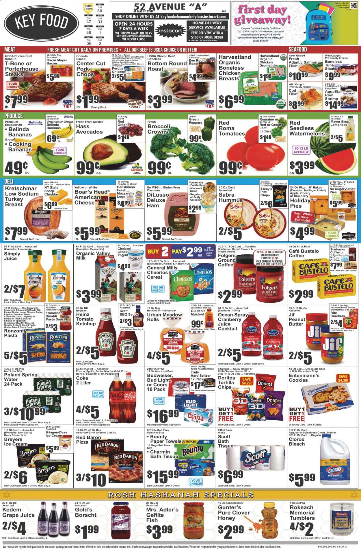Key Food ad - 08/27/2021 - 09/02/2021. Page 1
