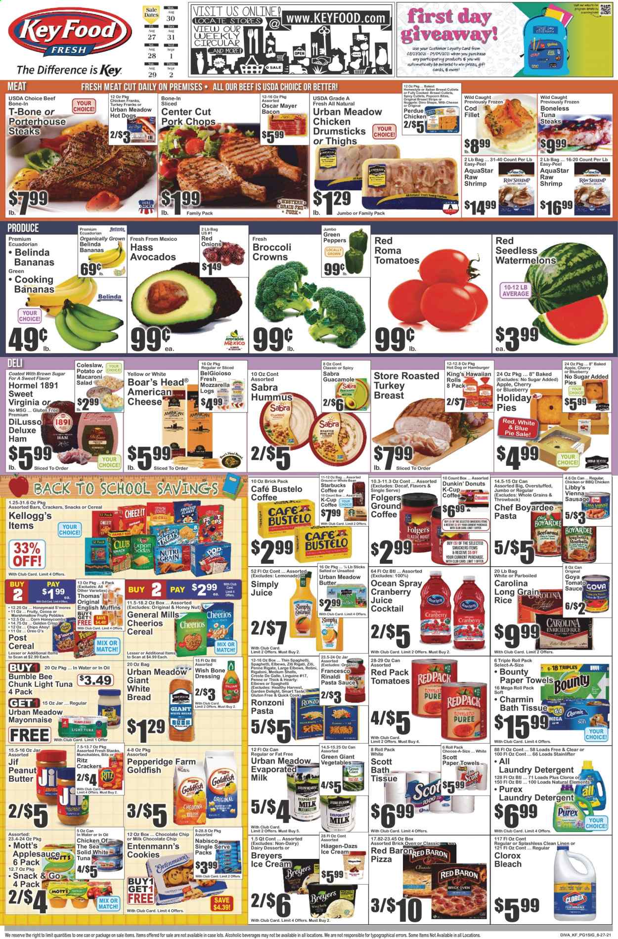 Key Food ad - 08/27/2021 - 09/02/2021. Page 1