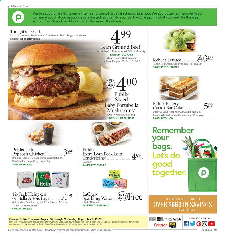 Publix ad - 08/26/2021 - 09/01/2021. Page 1