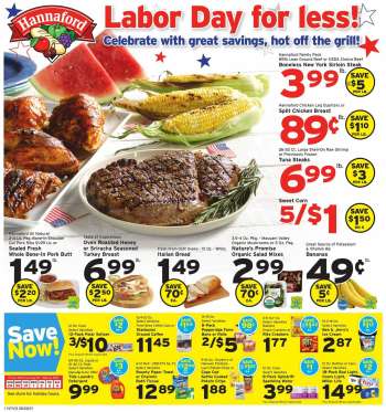 Hannaford Flyer - 08.29.2021 - 09.04.2021.
