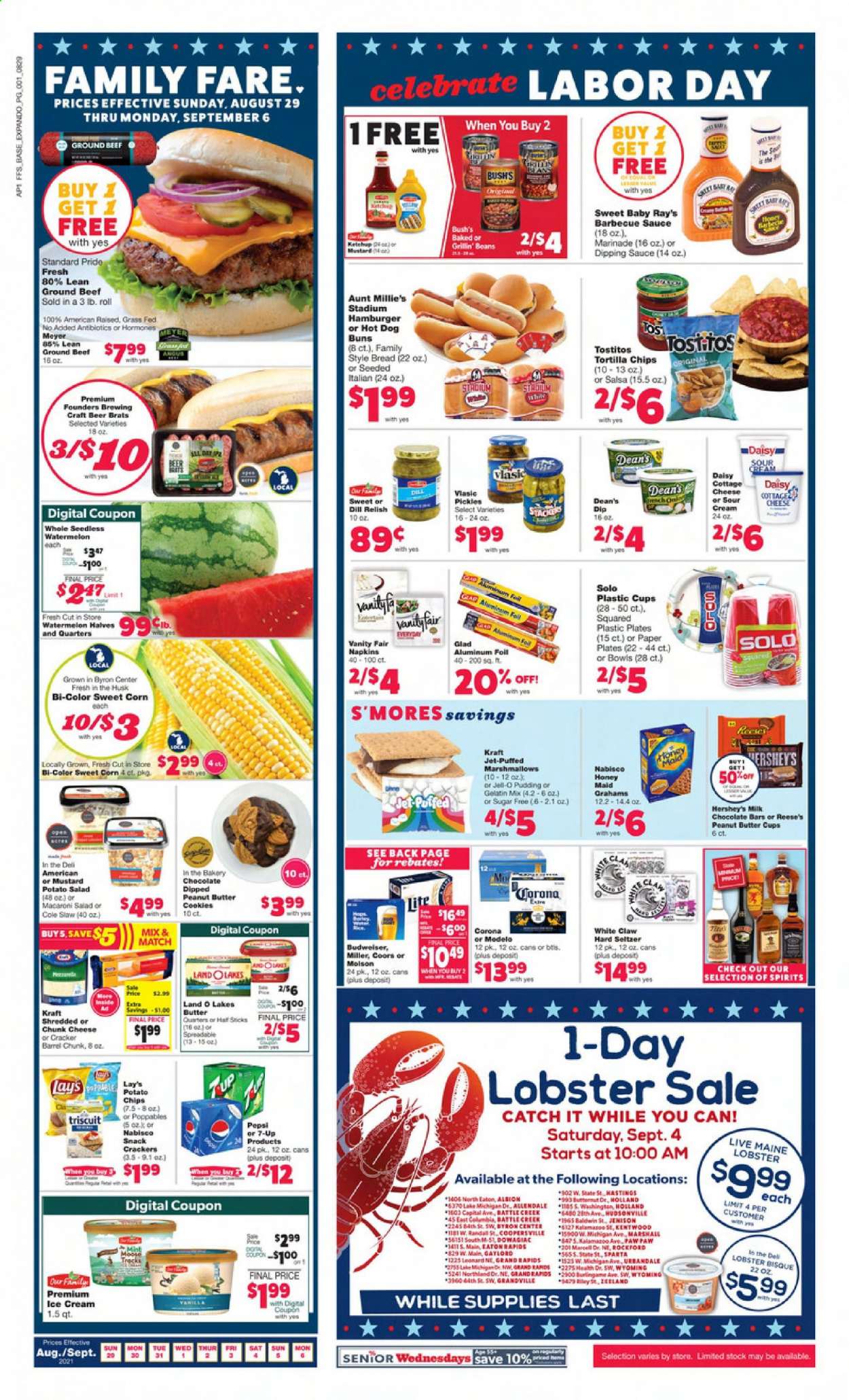 Family Fare ad - 08/29/2021 - 09/06/2021. Page 1