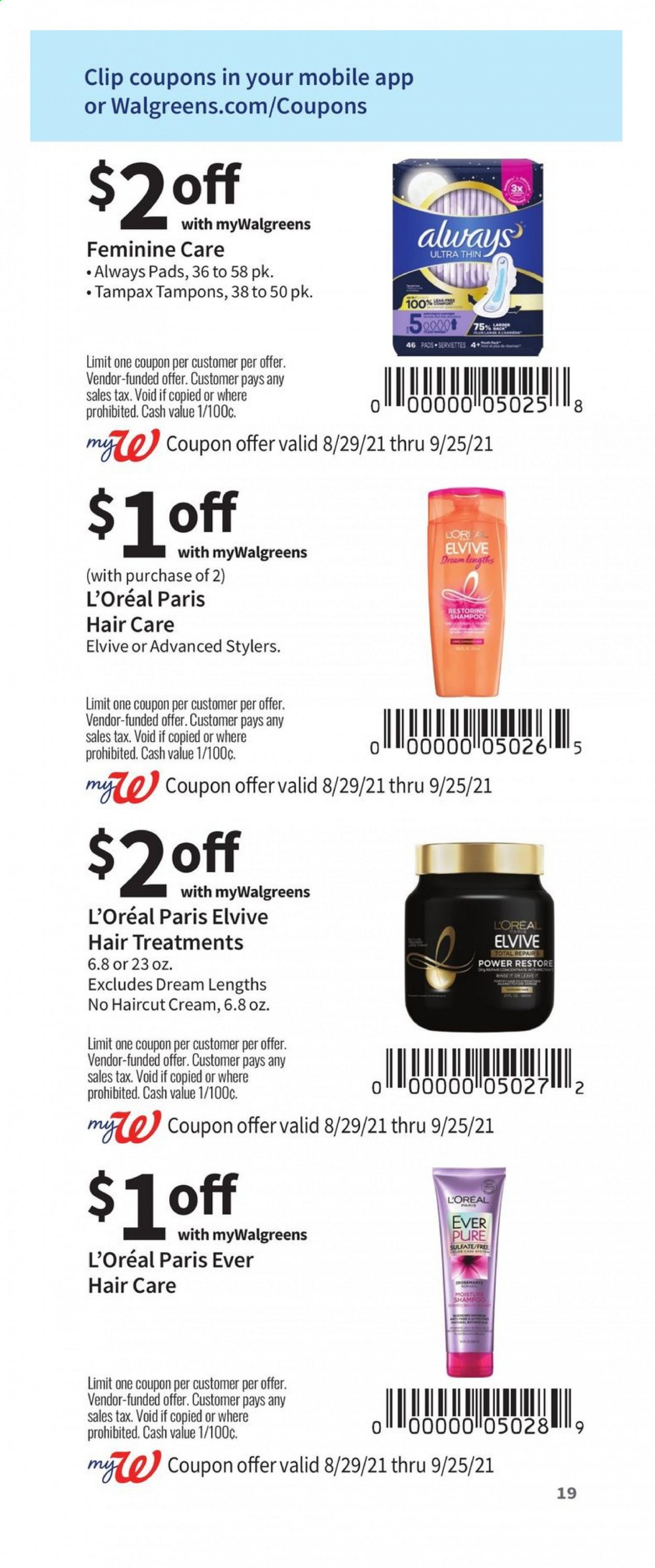 Walgreens ad - 08/29/2021 - 09/25/2021. Page 19