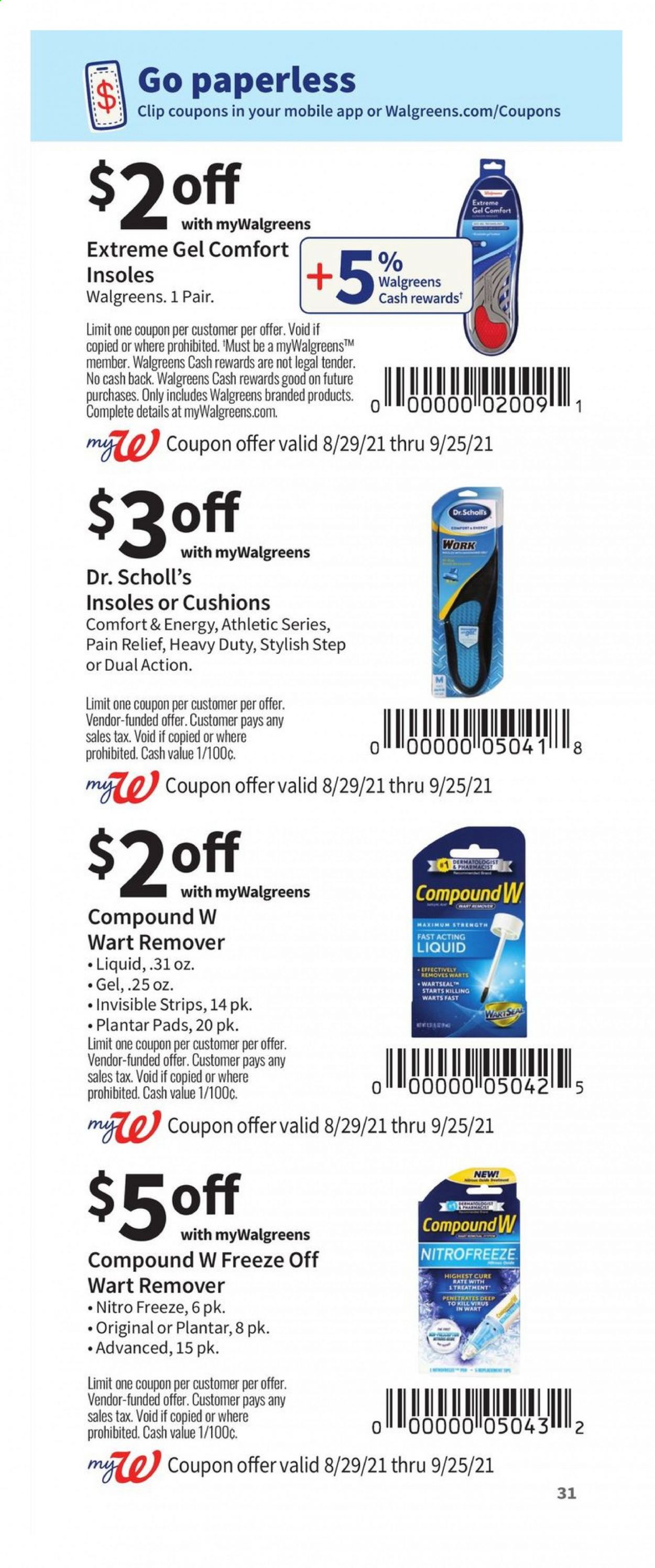 Walgreens ad - 08/29/2021 - 09/25/2021. Page 31