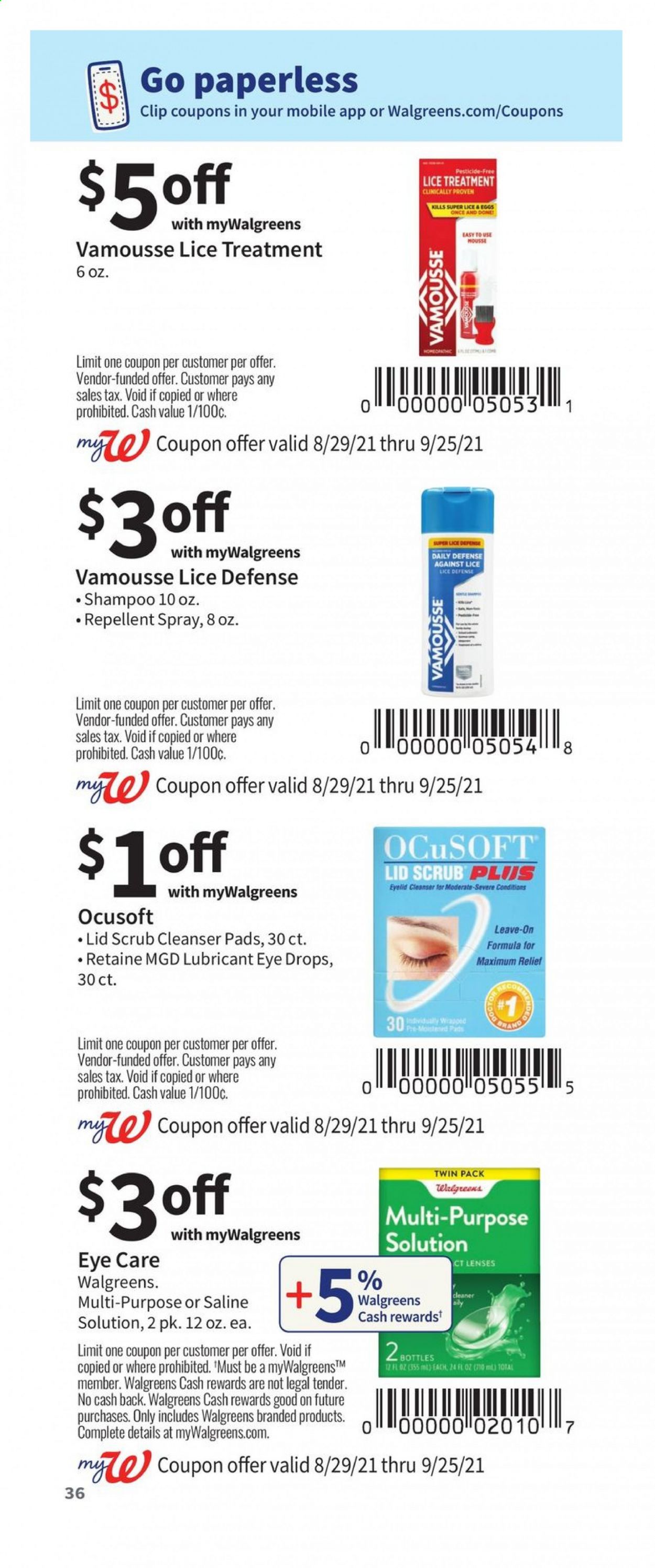 Walgreens ad - 08/29/2021 - 09/25/2021. Page 36