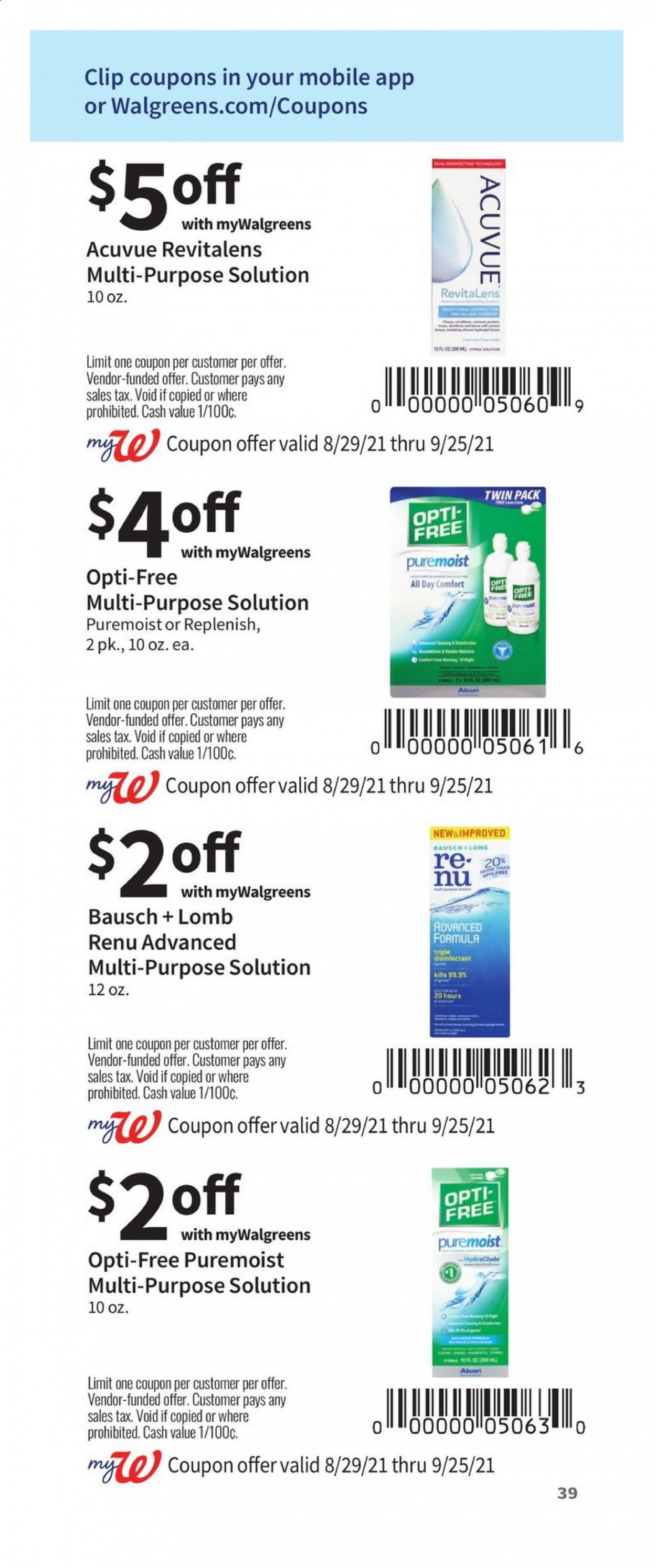 Walgreens ad - 08/29/2021 - 09/25/2021. Page 39