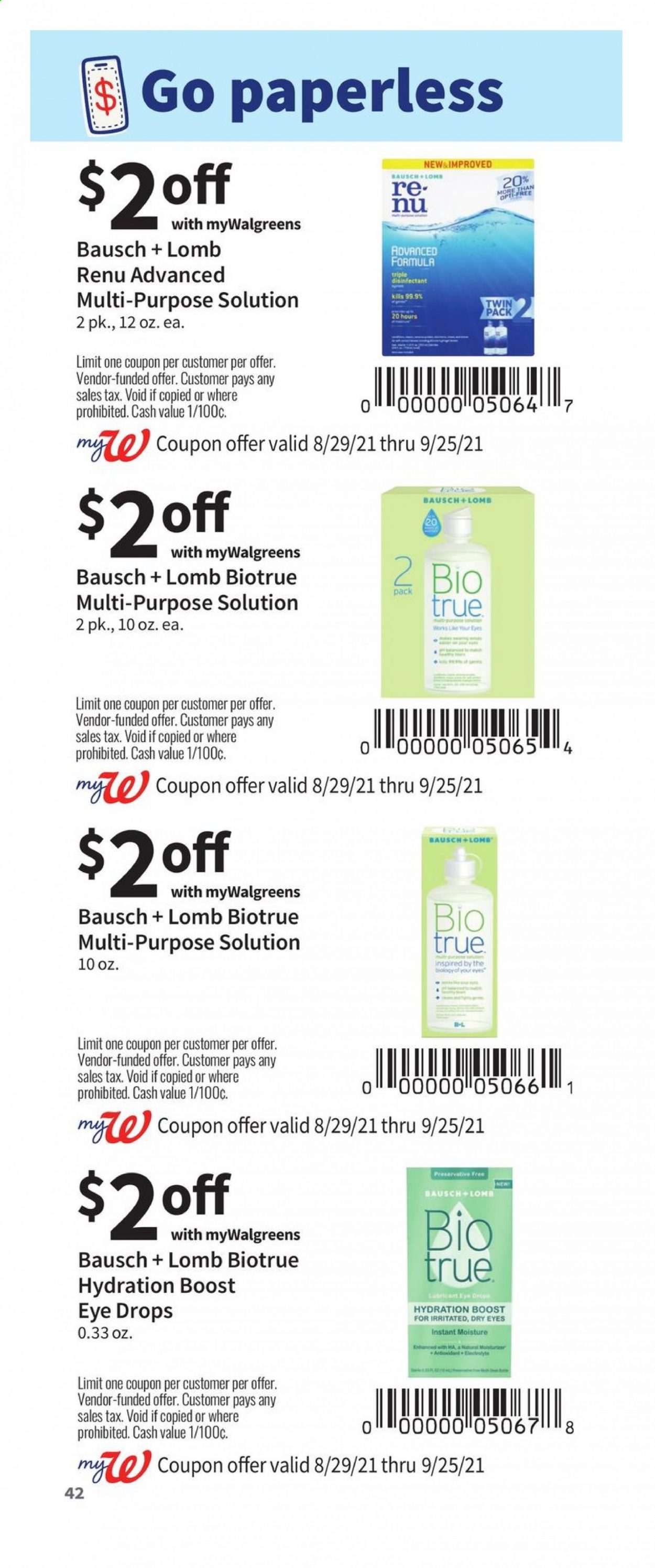 Walgreens ad - 08/29/2021 - 09/25/2021. Page 42