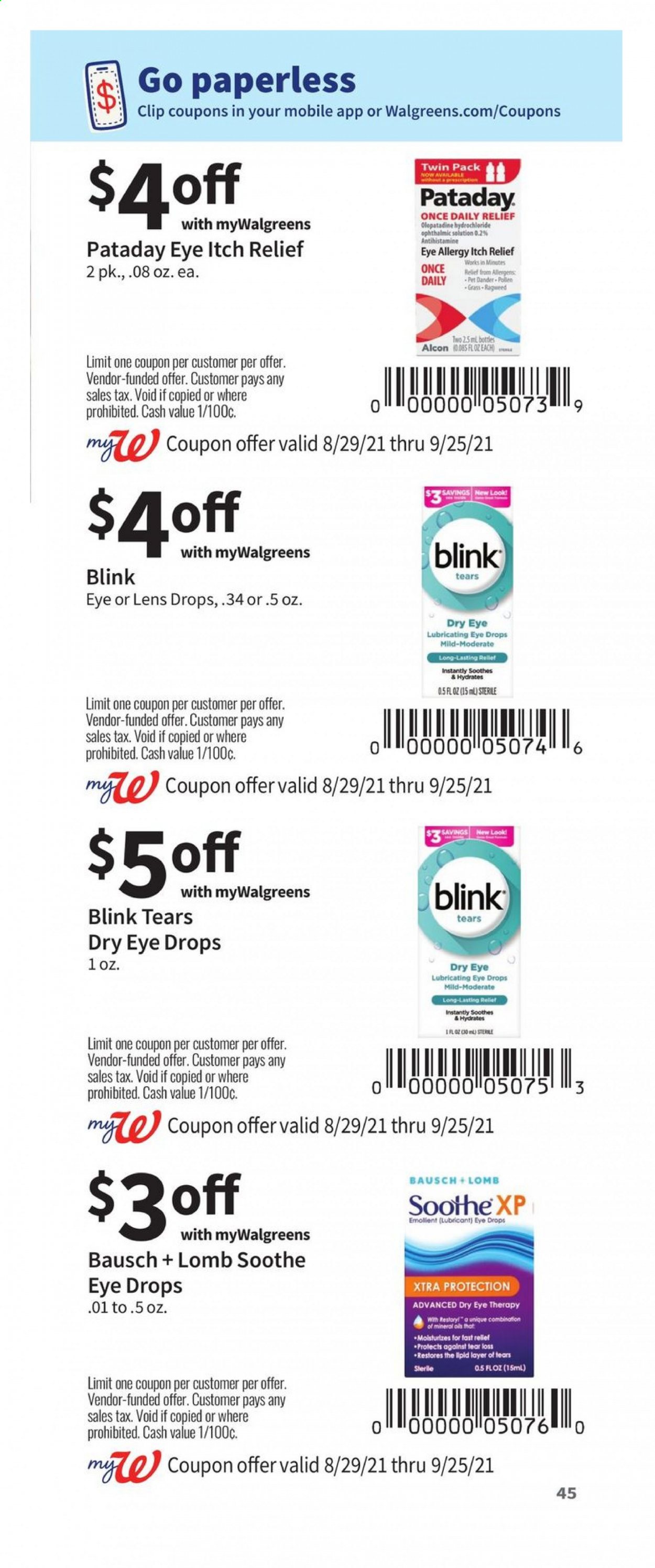Walgreens ad - 08/29/2021 - 09/25/2021. Page 45