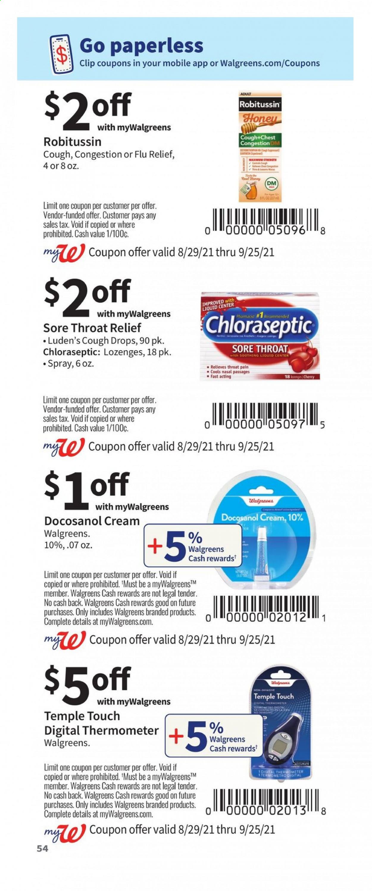 Walgreens ad - 08/29/2021 - 09/25/2021. Page 54