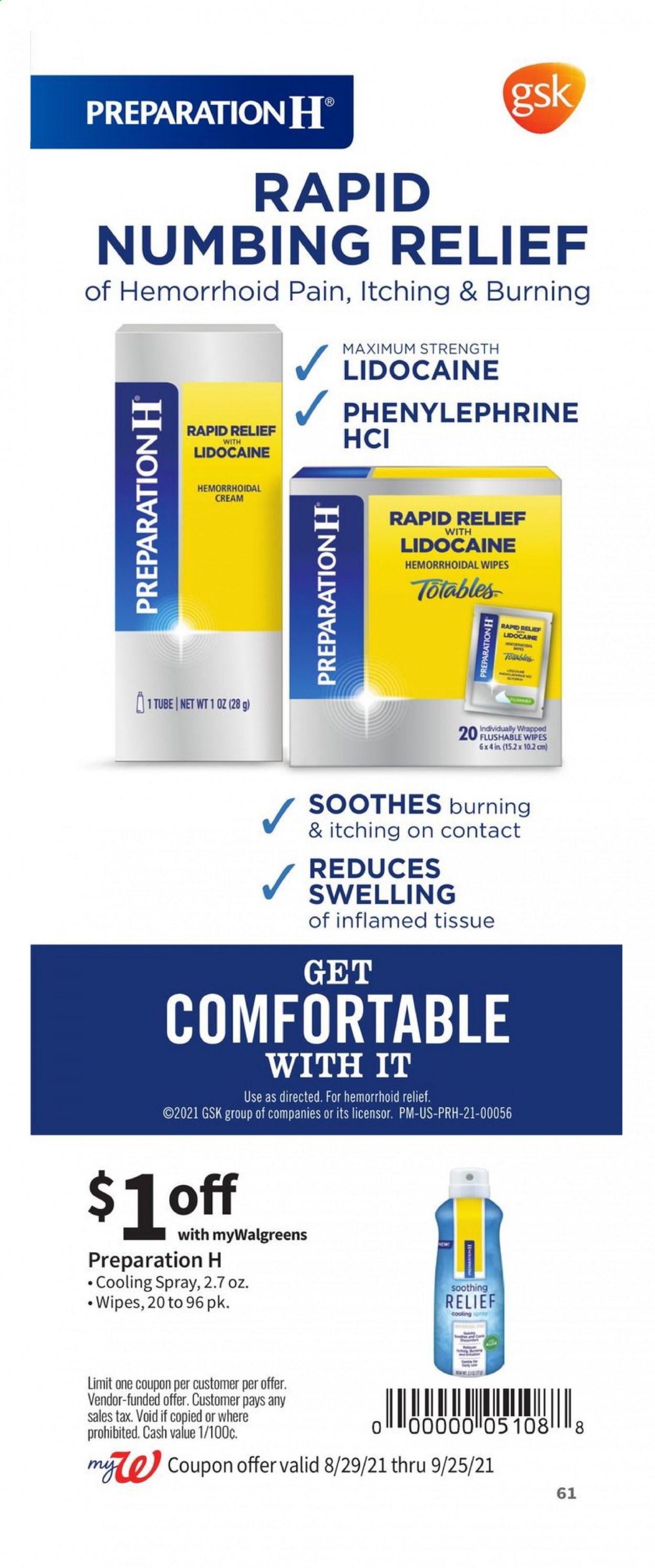 Walgreens ad - 08/29/2021 - 09/25/2021. Page 61
