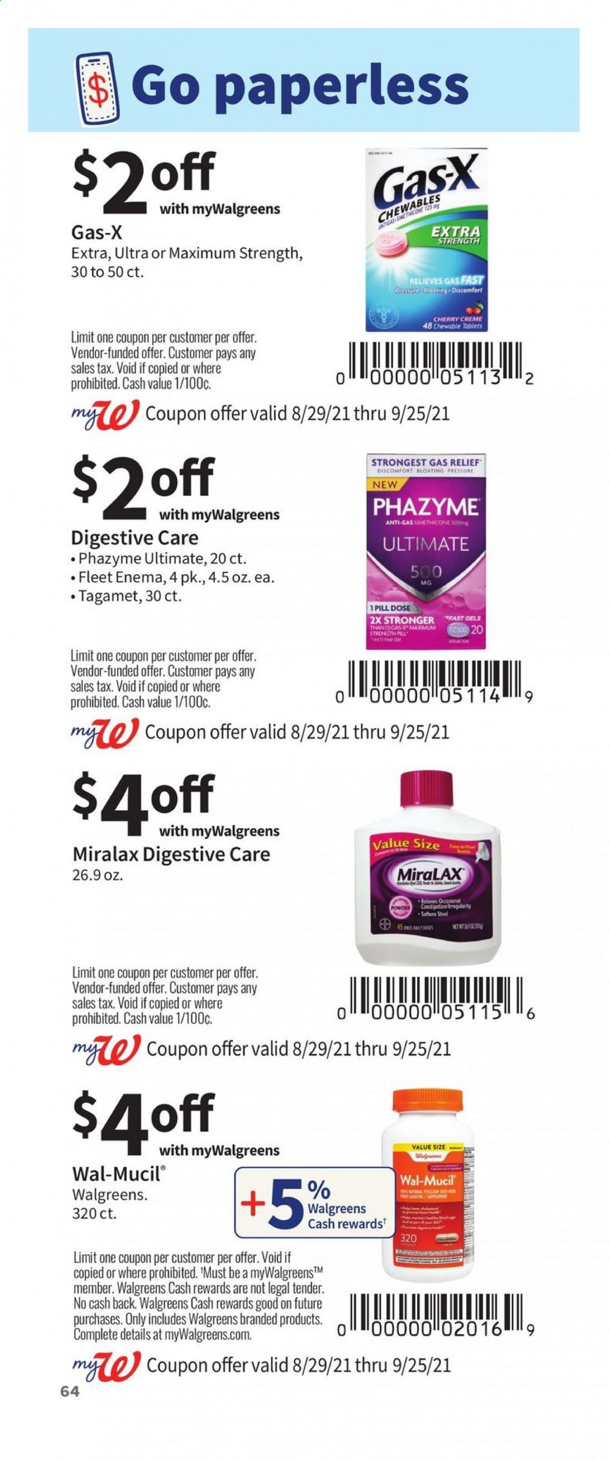 Walgreens ad - 08/29/2021 - 09/25/2021. Page 64