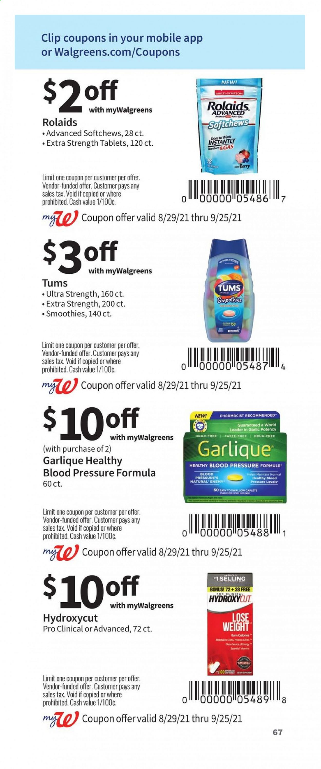 Walgreens ad - 08/29/2021 - 09/25/2021. Page 67