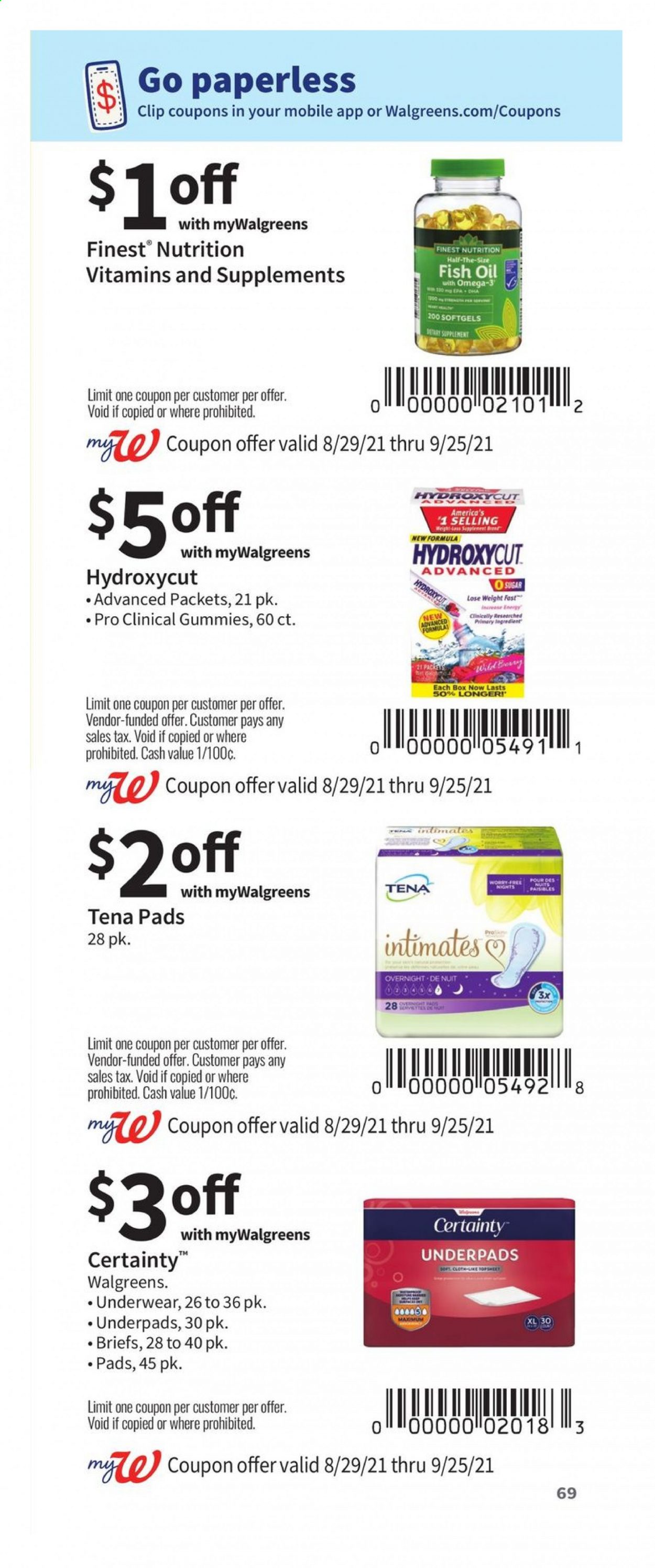 Walgreens ad - 08/29/2021 - 09/25/2021. Page 69