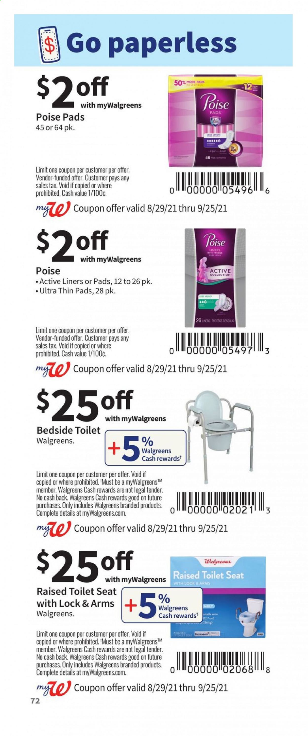 Walgreens ad - 08/29/2021 - 09/25/2021. Page 72