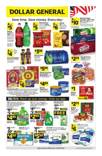 Dollar General Flyer - 08.29.2021 - 09.04.2021.