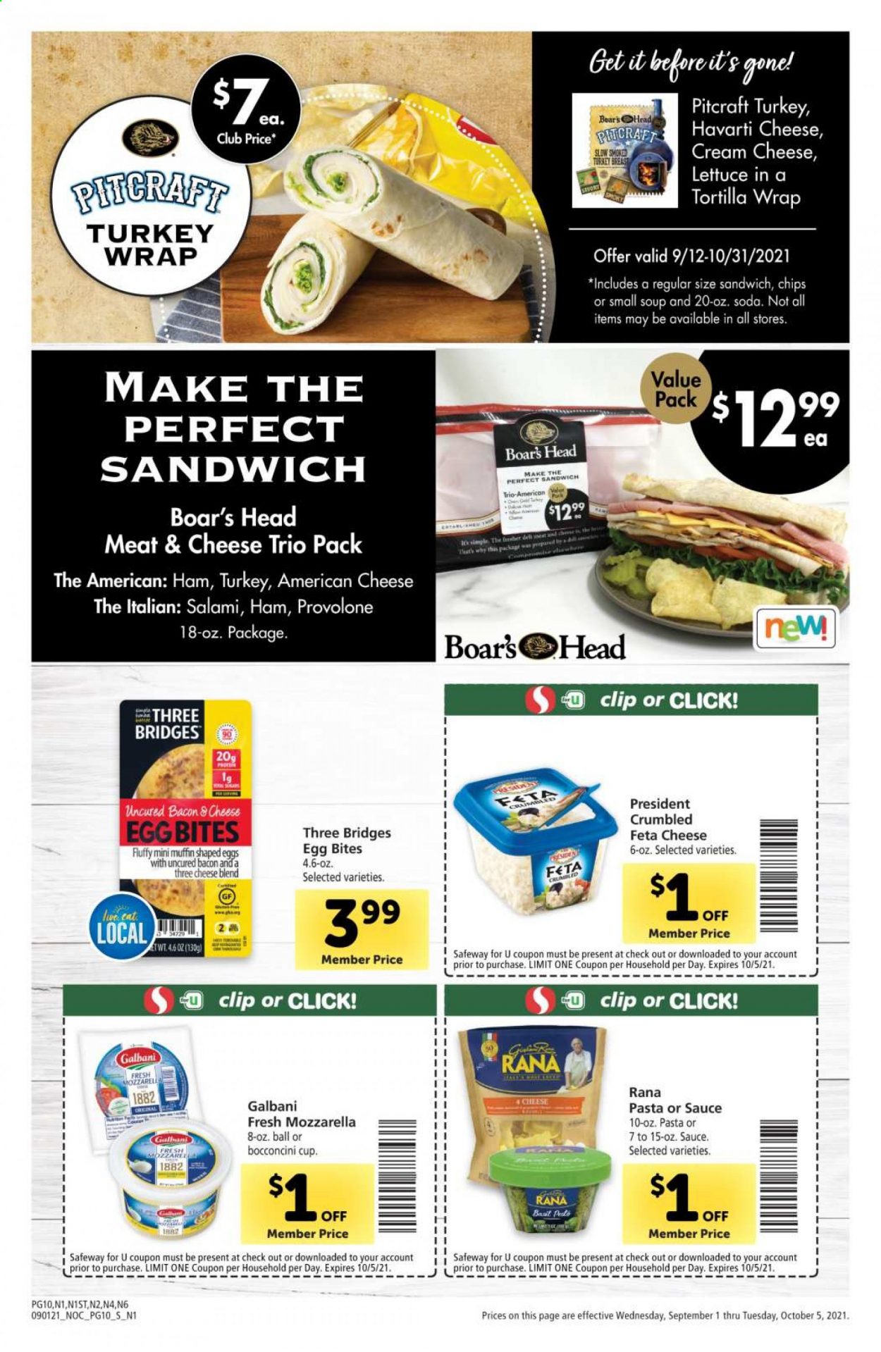 Safeway ad - 09/01/2021 - 10/05/2021. Page 10