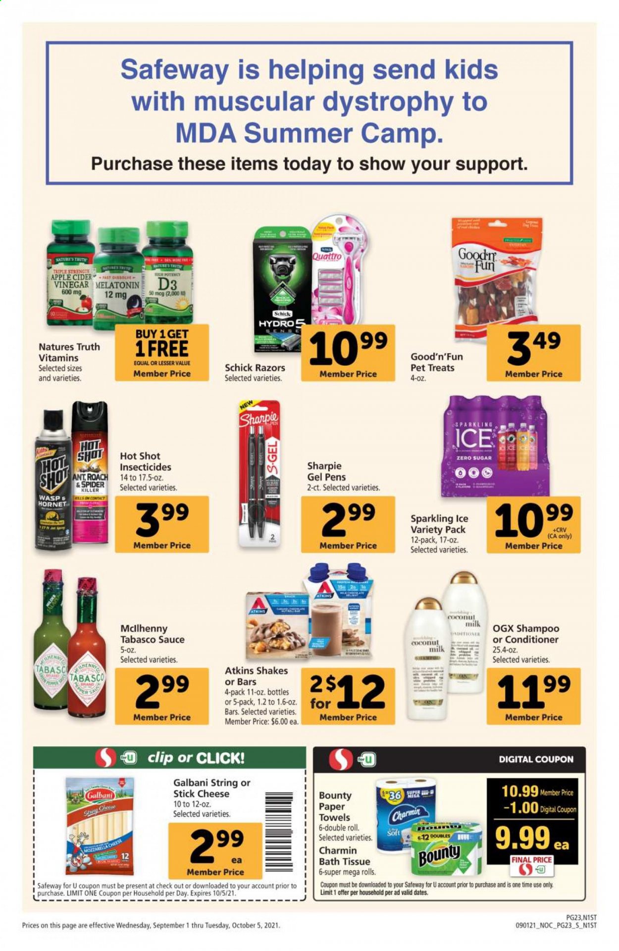 Safeway ad - 09/01/2021 - 10/05/2021. Page 23