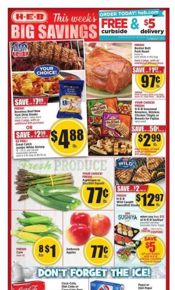 H-E-B Flyer - 09.01.2021 - 09.07.2021.