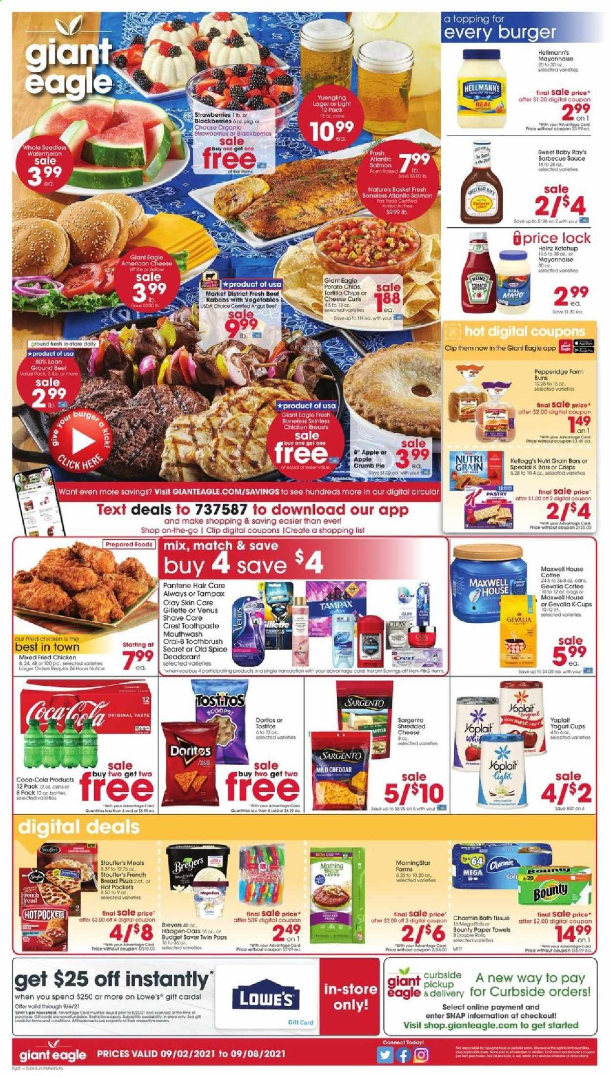 Giant Eagle ad - 09/02/2021 - 09/08/2021. Page 1