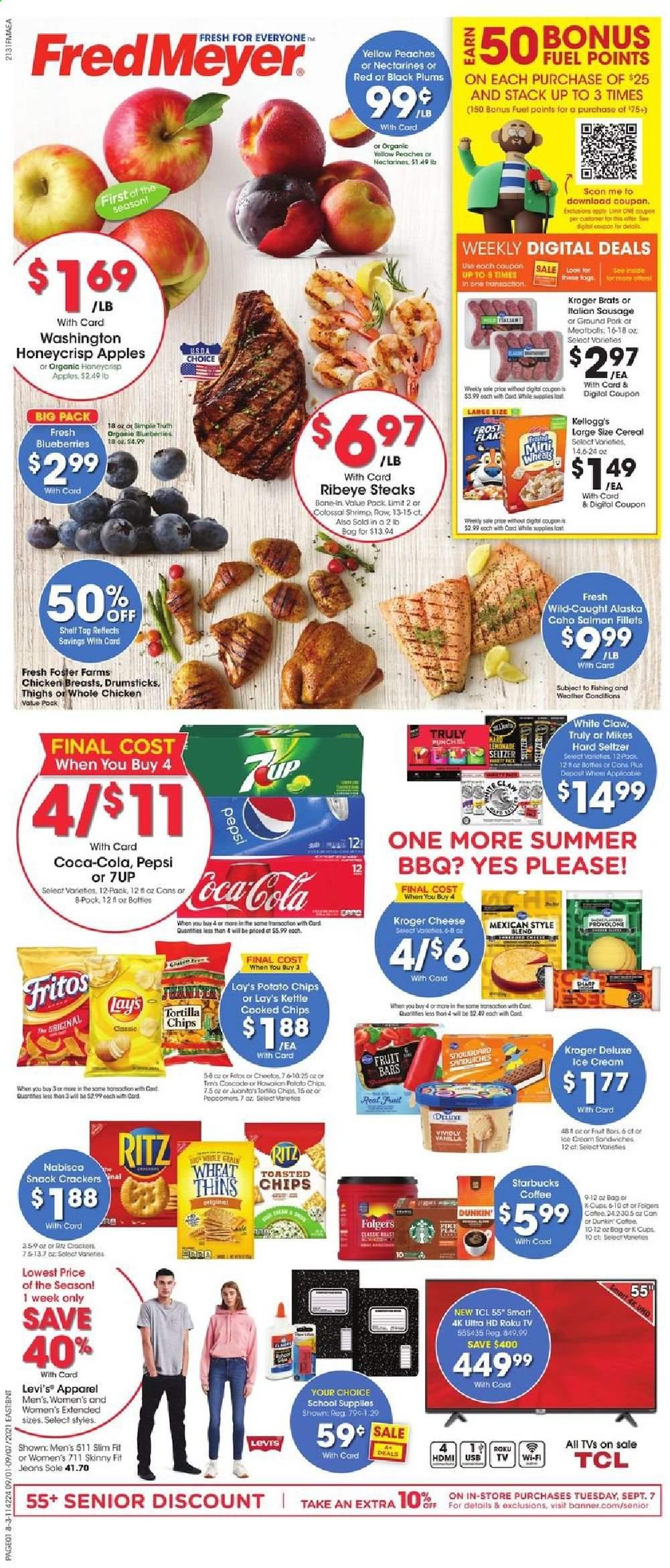 Fred Meyer ad - 09/01/2021 - 09/07/2021. Page 1