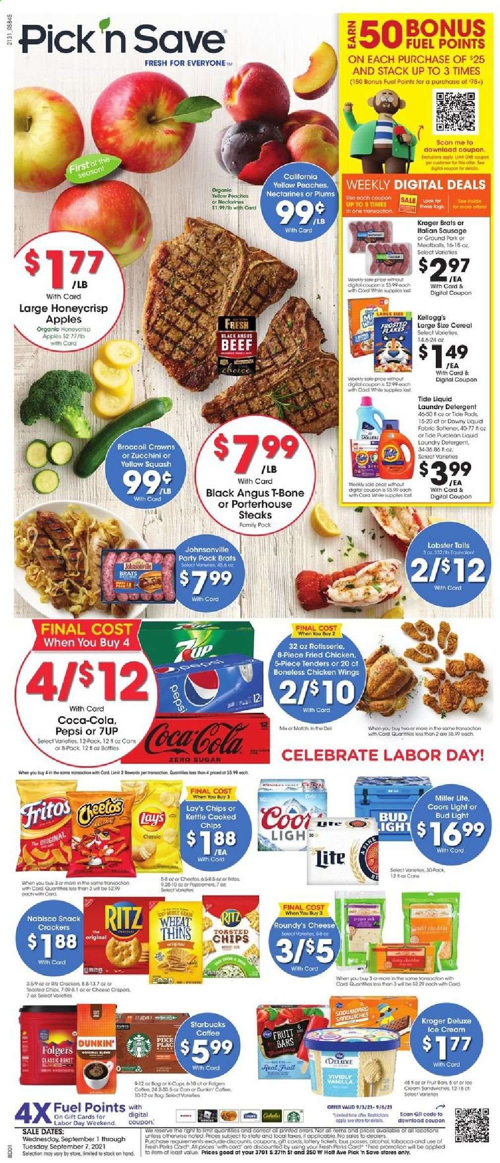 Pick ‘n Save ad - 09/01/2021 - 09/07/2021. Page 1