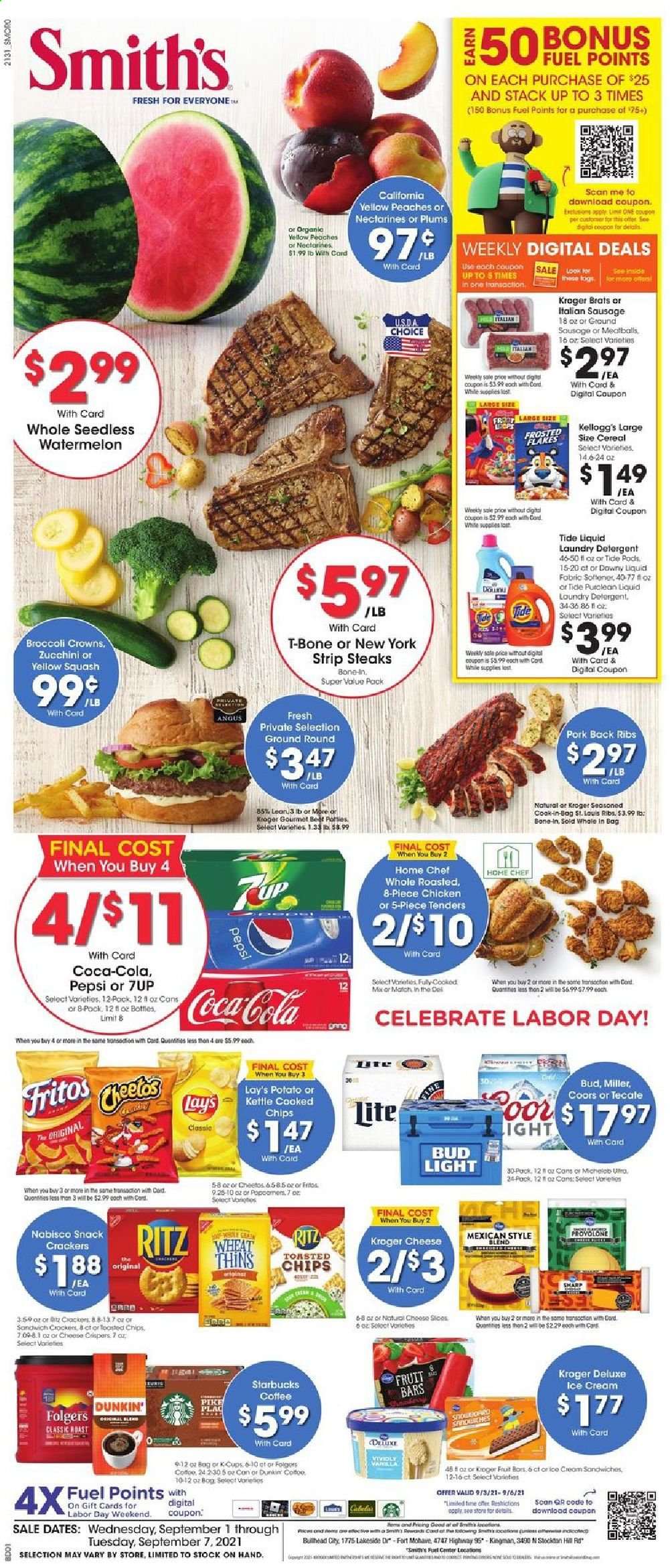 Smith's ad - 09/01/2021 - 09/07/2021. Page 1