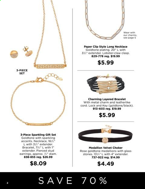 thumbnail - Avon Flyer - 08/31/2021 - 09/27/2021 - Sales products - gift set, paper, bracelet, earrings, necklace. Page 2.