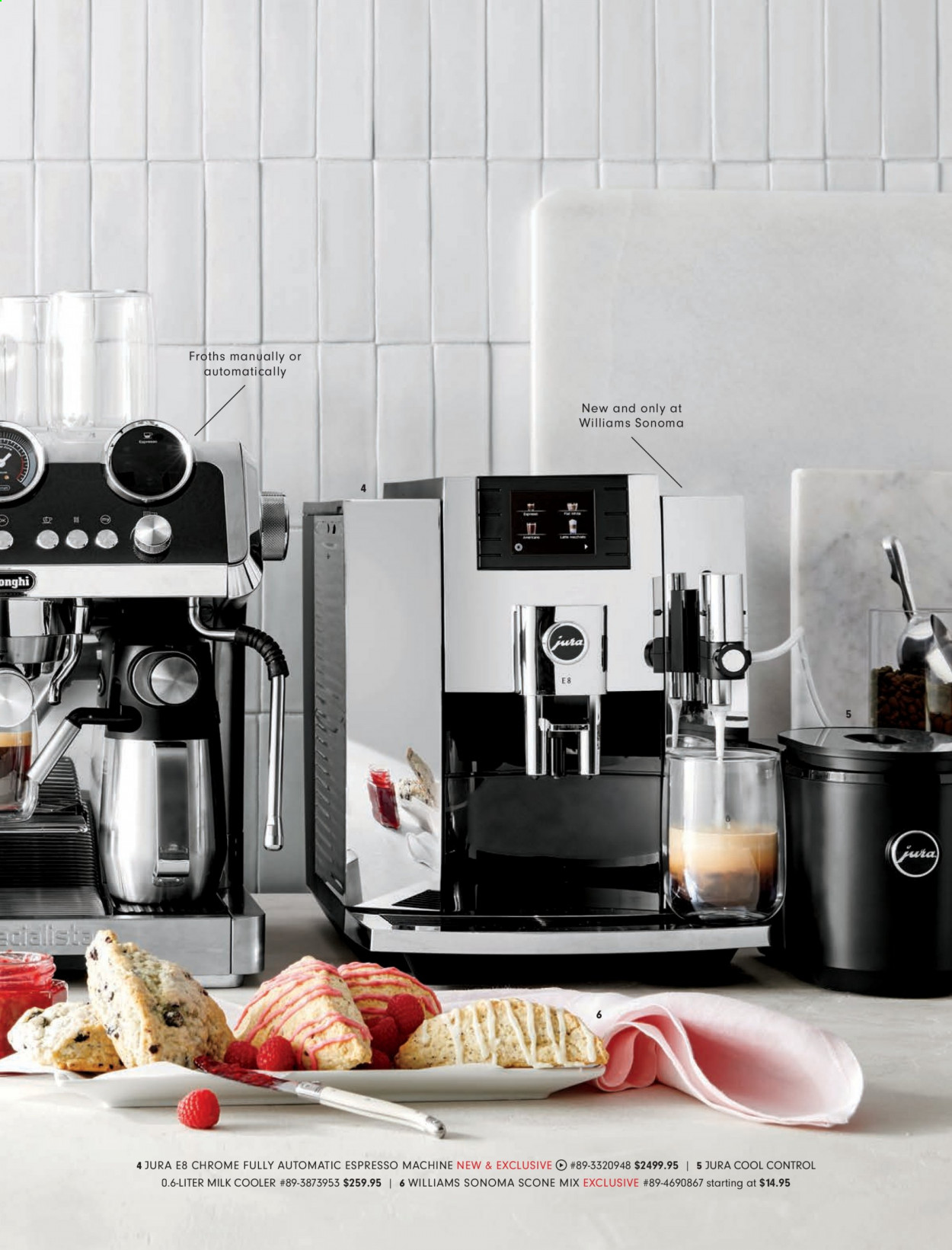 thumbnail - Williams-Sonoma Flyer - 09/01/2021 - 09/30/2021 - Sales products - scone mix, coffee machine, espresso maker. Page 49.