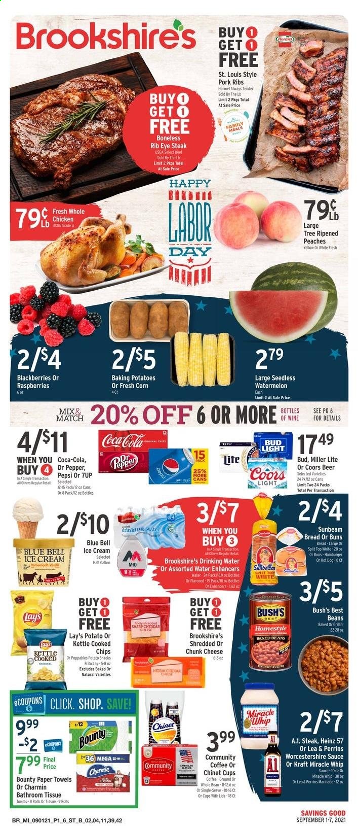 Brookshires ad - 09/01/2021 - 09/07/2021. Page 1