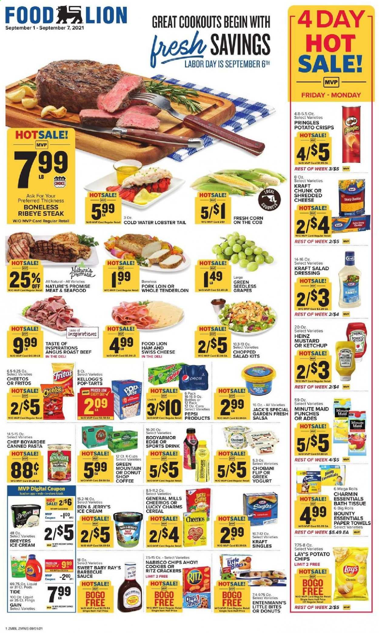Food Lion ad - 09/01/2021 - 09/07/2021. Page 1