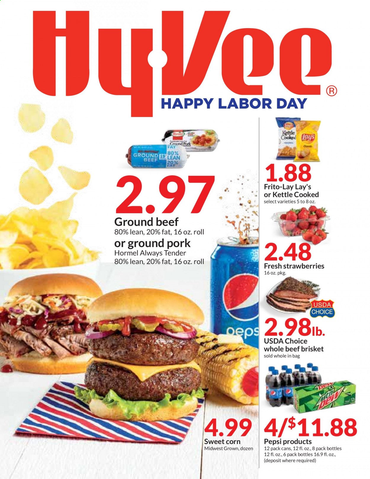 Hy-Vee ad - 09/01/2021 - 09/07/2021. Page 1