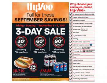 Hy-Vee Flyer - 09.01.2021 - 09.28.2021.