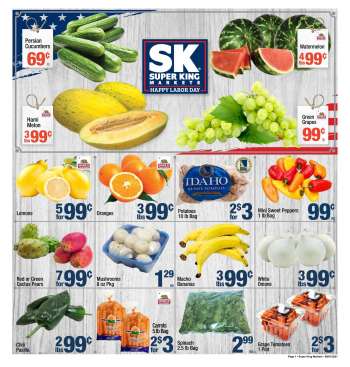 Super King Markets Flyer - 09.01.2021 - 09.07.2021.