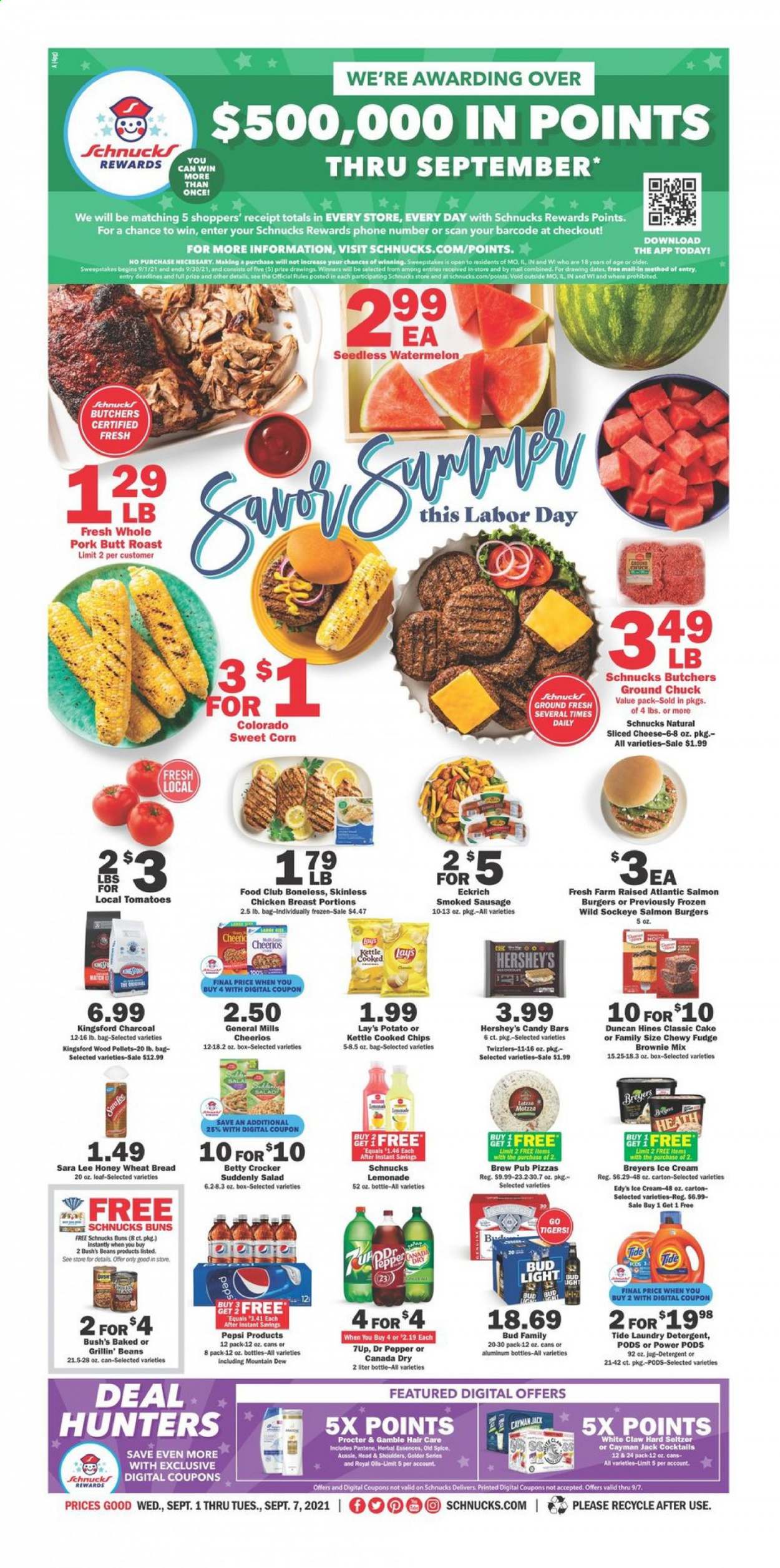Schnucks ad - 09/01/2021 - 09/07/2021. Page 1