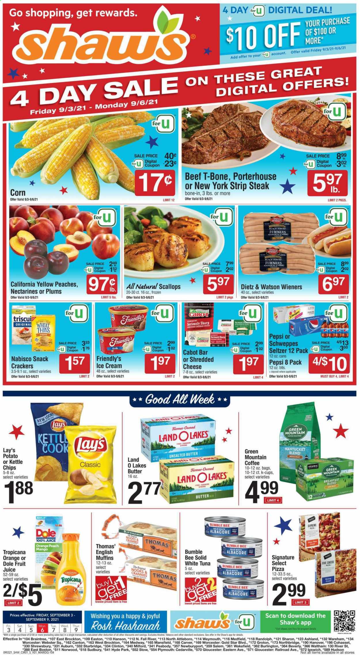 Shaw’s ad - 09/03/2021 - 09/09/2021. Page 1