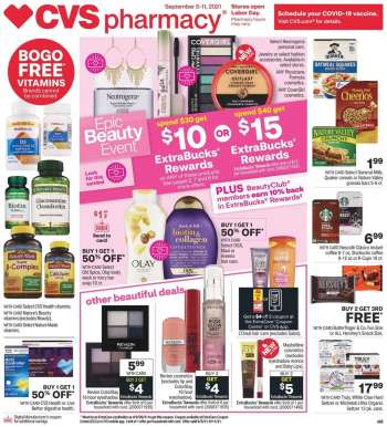 CVS Pharmacy Flyer - 09.05.2021 - 09.11.2021.