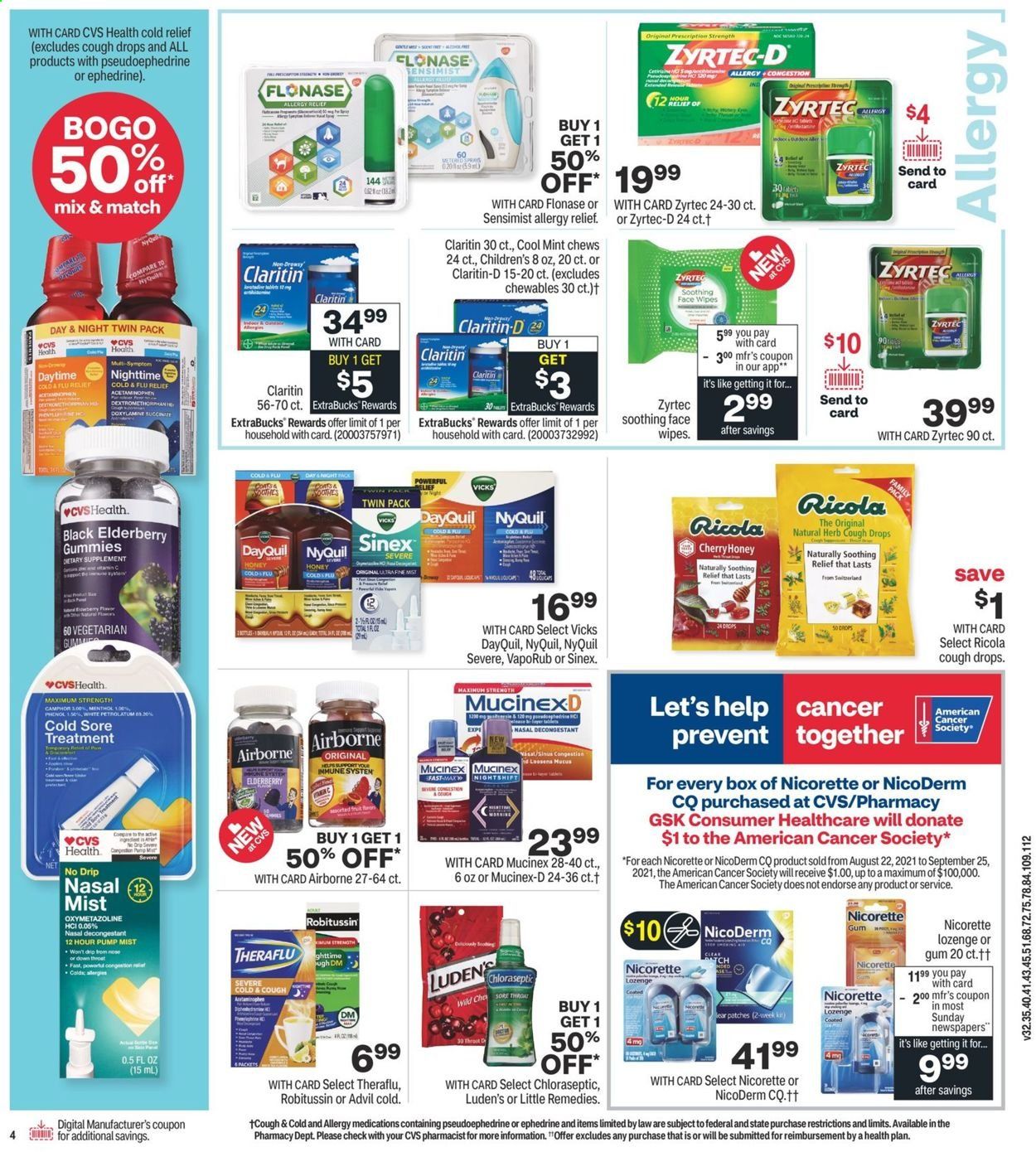 CVS Pharmacy ad - 09/05/2021 - 09/11/2021. Page 5