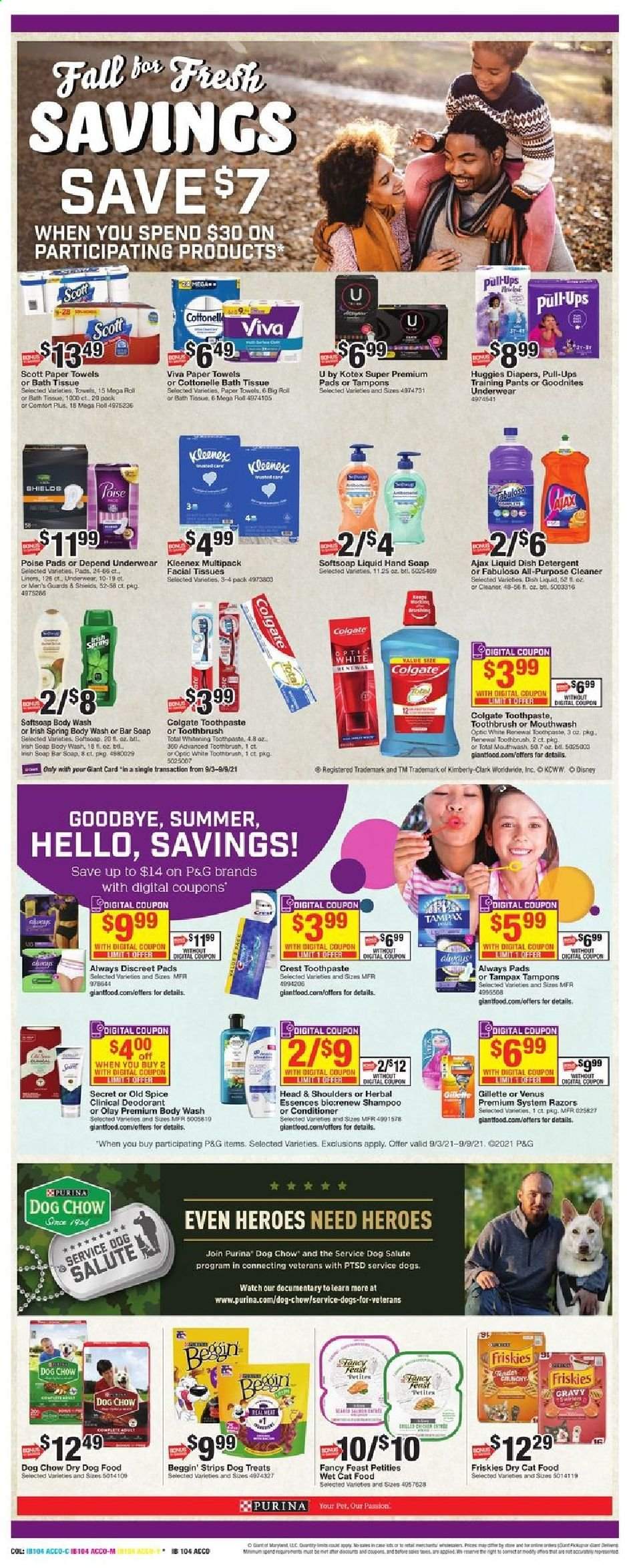 Giant Food ad - 09/03/2021 - 09/09/2021. Page 11