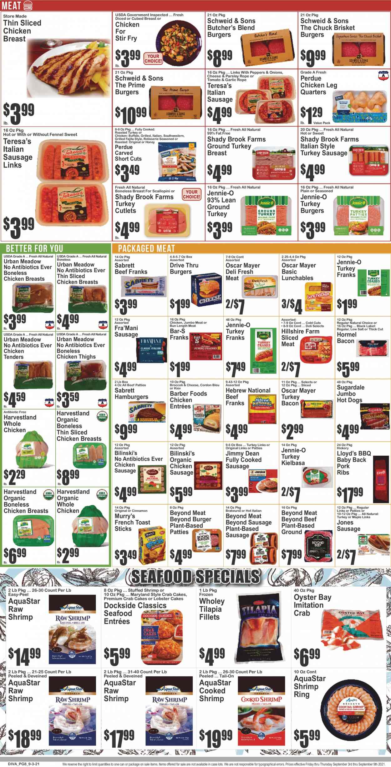 Key Food ad - 09/03/2021 - 09/09/2021. Page 8