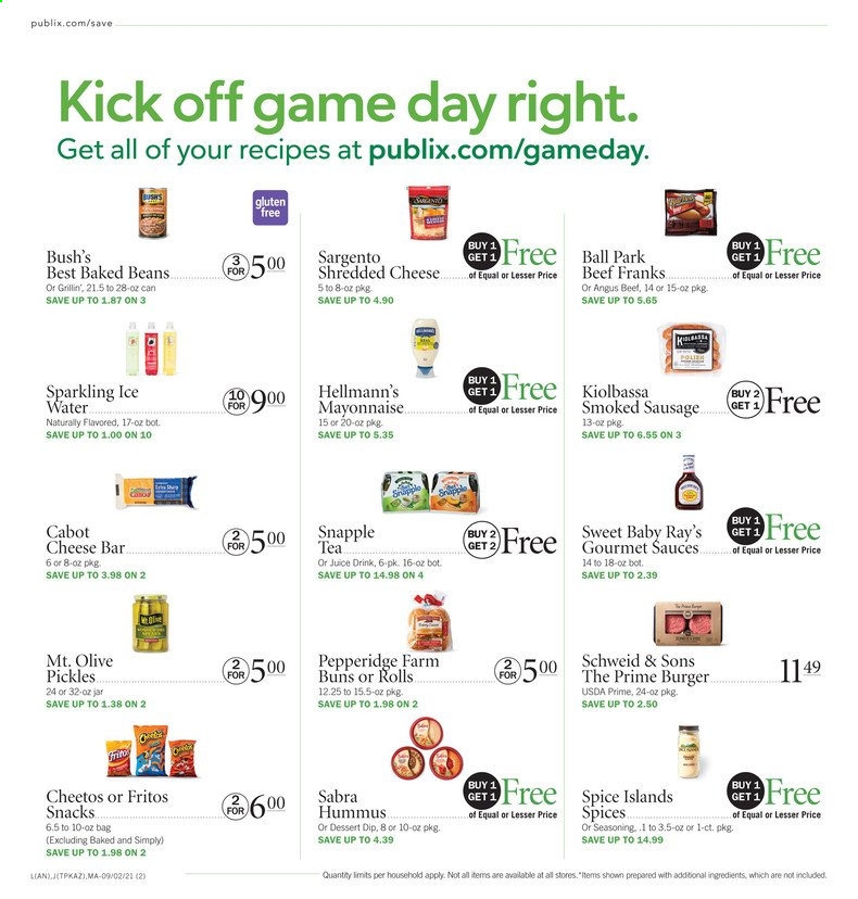 Publix ad - 09/02/2021 - 09/08/2021. Page 2